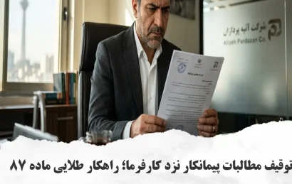 توقیف مطالبات پیمانکار نزد کارفرما بر اساس ماده ۸۷ قانون اجرای احکام مدنی